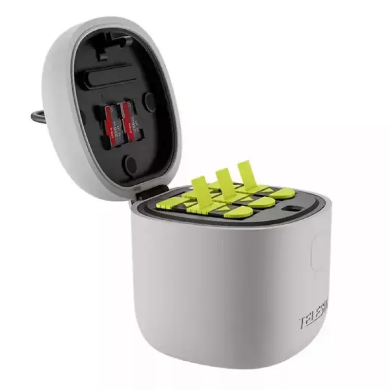 Carregador de baterias TELESIN Allin BOX para câmara de ação