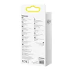 Cabo de dados USB 2.0 Baseus Jelly Lightning para USB-A 1,2 m, preto