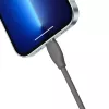Cabo de dados USB 2.0 Baseus Jelly Lightning para USB-A 1,2 m, preto