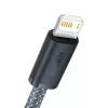 Cabo Baseus Dynamic 2m cinzento Lightning para USB-A