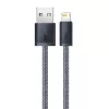 Cabo Baseus Dynamic 2m cinzento Lightning para USB-A