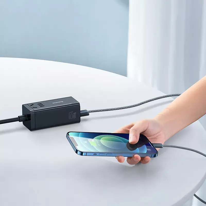 Cabo Baseus Dynamic 2m cinzento Lightning para USB-A