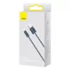 Cabo Baseus Dynamic 2m cinzento Lightning para USB-A