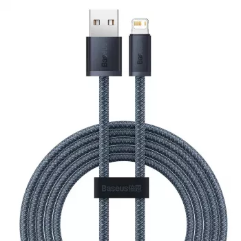 Cabo Baseus Dynamic 2m cinzento Lightning para USB-A