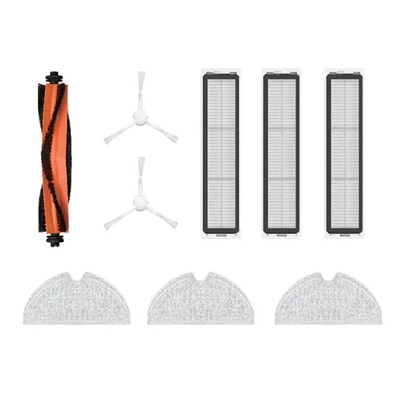 Kit de acessórios Dreame RAK3 para aspirador robô – laranja/branco, peças de substituição e manutenção