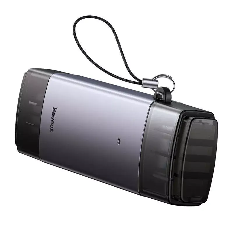 Leitor de cartões Baseus Leitor de cartões Lite Series WKQX060113 suporte USB e USB-C