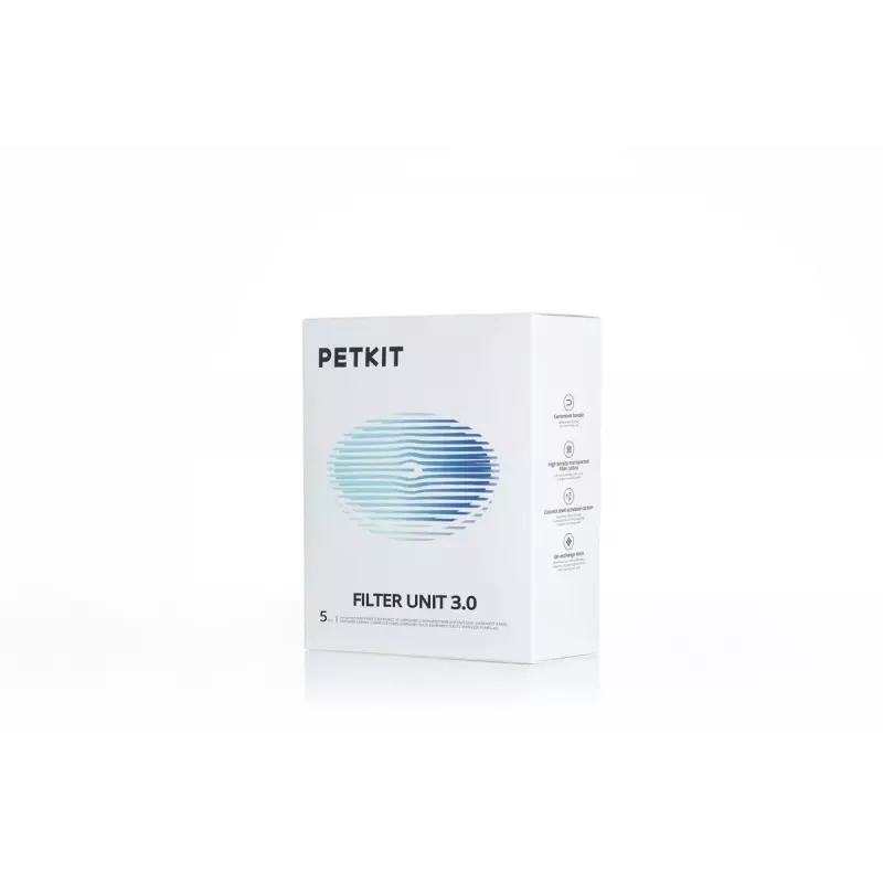 Filtro de substituição para fonte de água PETKIT 3.0 – 5 unid., para modelo 2022