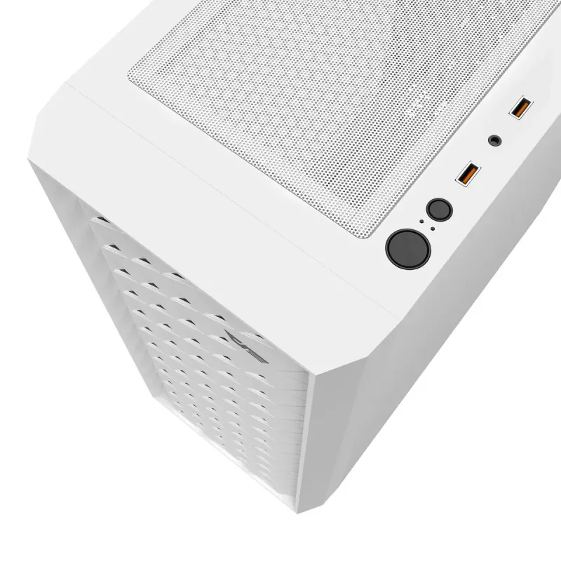 Caixa de computador Darkflash DK351, branca, com 4 ventoinhas RGB