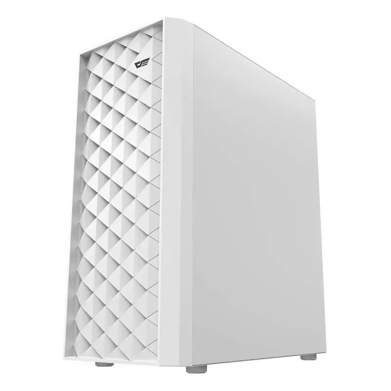 Caixa de computador Darkflash DK351, branca, com 4 ventoinhas RGB