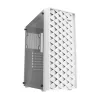 Caixa de computador Darkflash DK351, branca, com 4 ventoinhas RGB