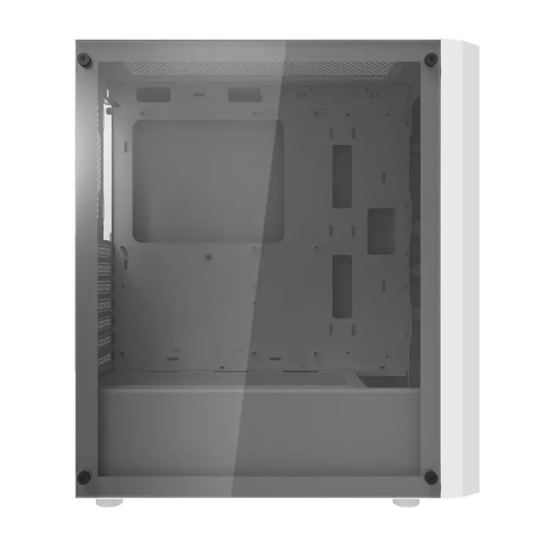 Caixa de computador Darkflash DK351, branca, com 4 ventoinhas RGB