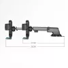 Joyroom JR-OK3 suporte de carro para telemóvel com braço telescópico extensível para painel e para-brisas, rotação de 210°, 4–6,7 polegadas, preto