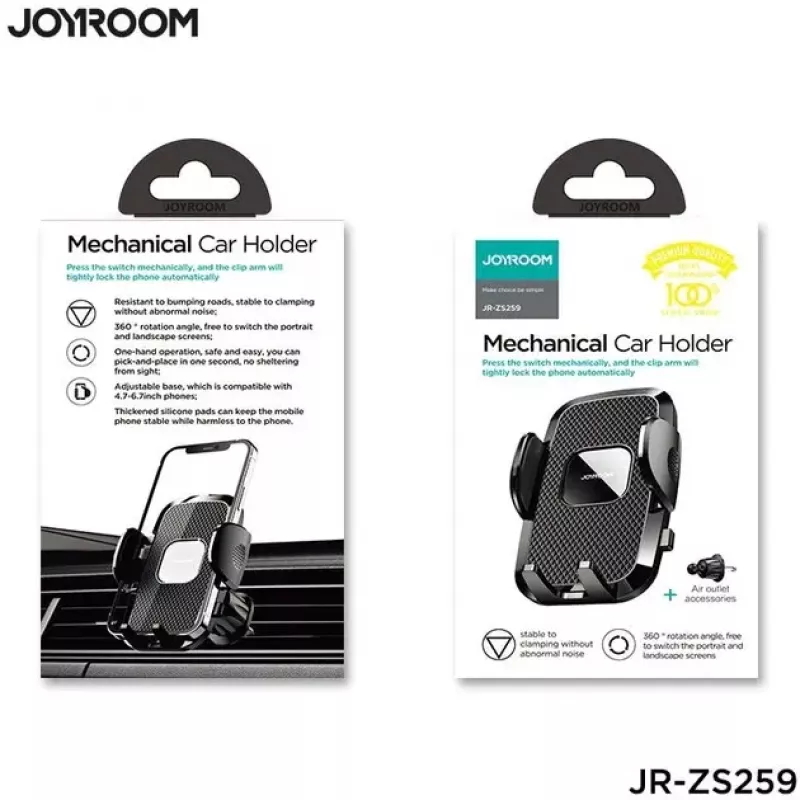 Suporte ativo JOYROOM JR-ZS259 telemóvel/smartphone preto