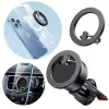 Suporte para automóvel Joyroom JR-ZS294 2-em-1 magnético com suporte — preto
