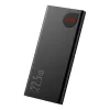 Powerbank Baseus Adaman Metal, iões de lítio 10000mAh, 2xUSB, USB-C, Lightning, MicroUSB 22,5W (preto)