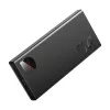 Powerbank Baseus Adaman Metal, iões de lítio 10000mAh, 2xUSB, USB-C, Lightning, MicroUSB 22,5W (preto)