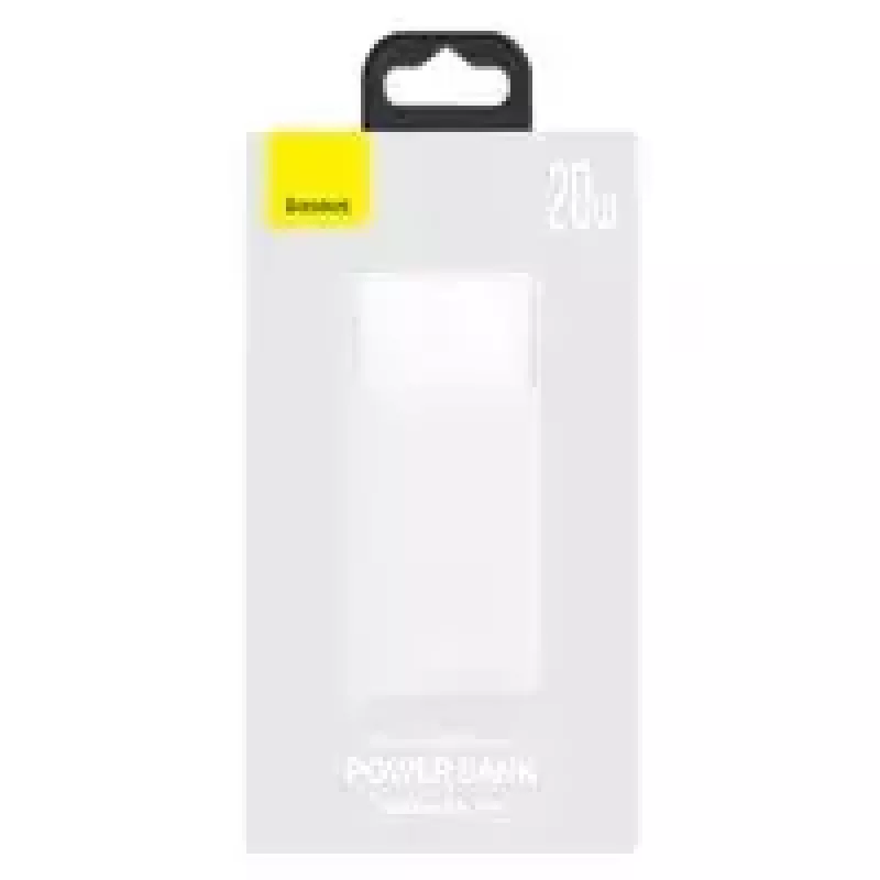 Powerbank Baseus Bipow 10000mAh, 20W (branco)