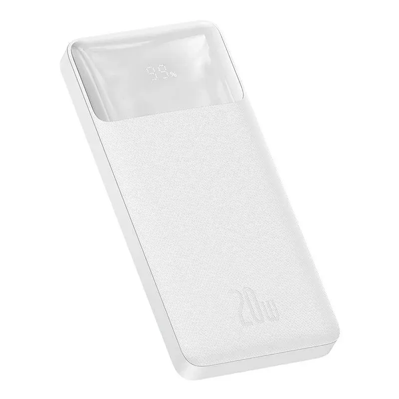 Powerbank Baseus Bipow 10000mAh, 20W (branco)