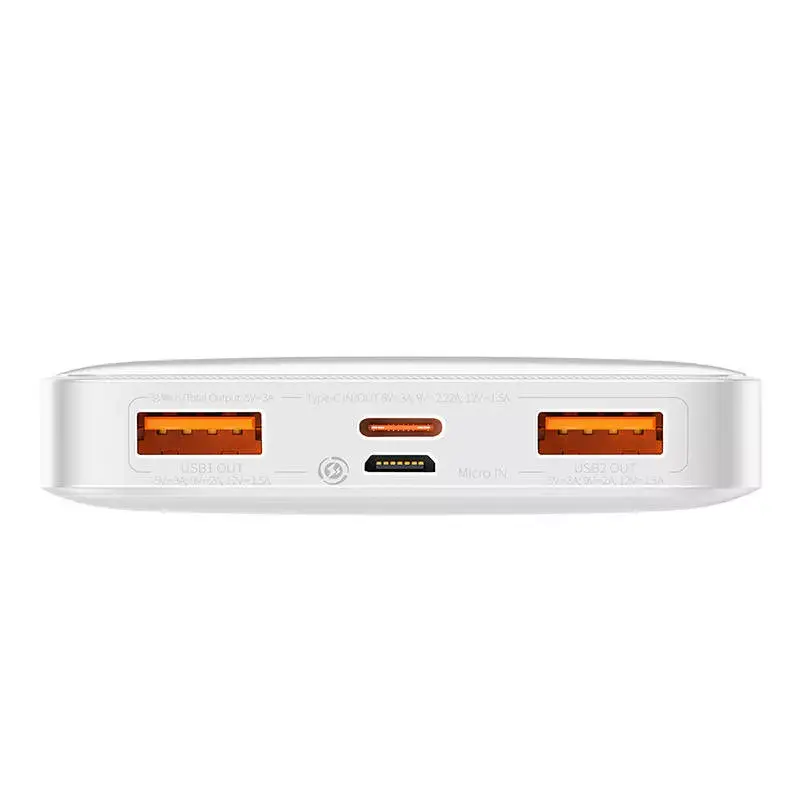 Powerbank Baseus Bipow 10000mAh, 20W (branco)