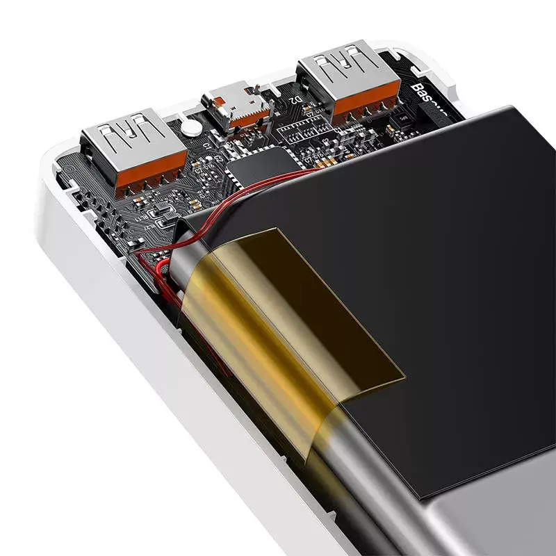Powerbank Baseus Bipow 10000mAh, 20W (branco)