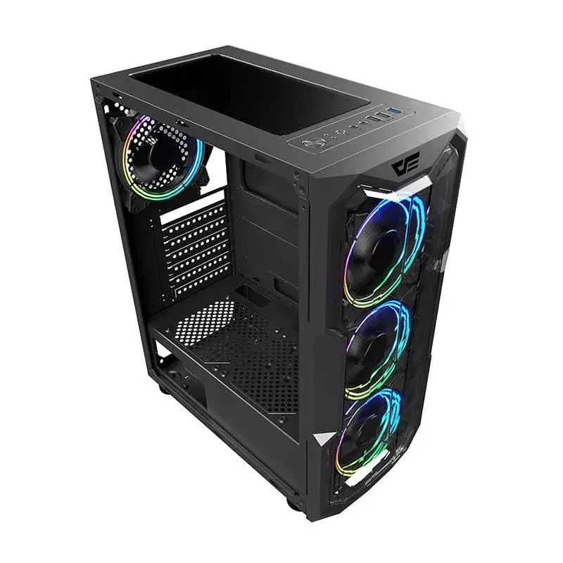 Caixa de computador Darkflash Aquarius Acrylic ATX preta