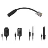 Adaptador Sonoff AL010 jack para RJ9 para sensores – ficha de áudio/telefone macho para conector fêmea RJ9