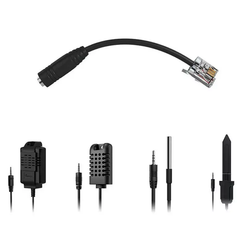 Adaptador Sonoff AL010 jack para RJ9 para sensores – ficha de áudio/telefone macho para conector fêmea RJ9