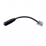 Adaptador Sonoff AL010 jack para RJ9 para sensores – ficha de áudio/telefone macho para conector fêmea RJ9