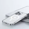 Capa magnética transparente de proteção Joyroom JR-14H5 para iPhone 14 MagSafe com anel magnético, capa transparente