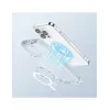 Capa magnética transparente de proteção Joyroom JR-14H5 para iPhone 14 MagSafe com anel magnético, capa transparente