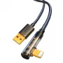 Cabo USB-A para Lightning em ângulo Joyroom S-UL012A6 1,2 m, preto