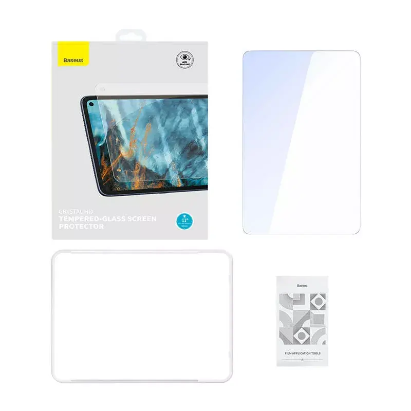 Película de proteção de ecrã em vidro Baseus Crystal para Huawei MatePad Pro 11 — temperado 0,3 mm