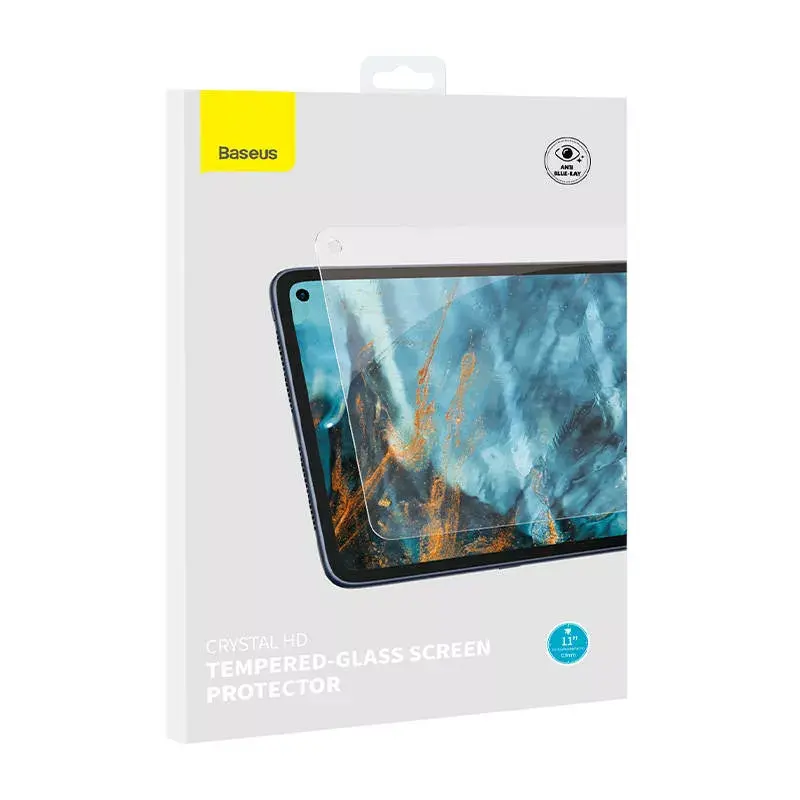 Película de proteção de ecrã em vidro Baseus Crystal para Huawei MatePad Pro 11 — temperado 0,3 mm