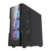 Caixa de computador Darkflash DK431 Glass, ATX, preta