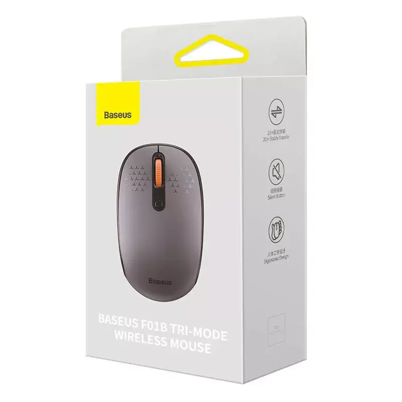 Rato sem fios Baseus F01B 2,4 GHz Bluetooth