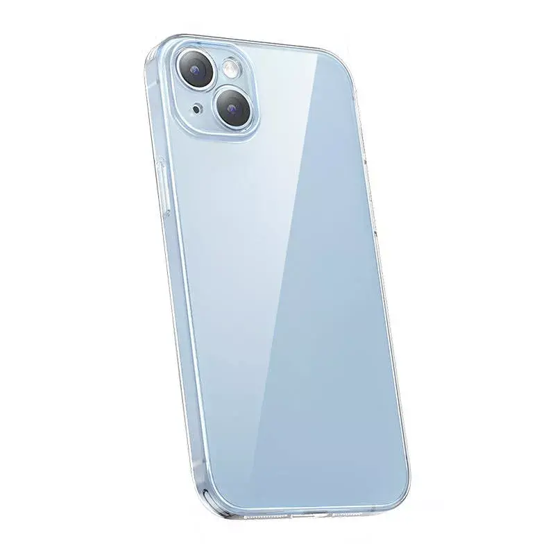 Capa de proteção transparente com vidro temperado da Baseus para iPhone 14 Plus (P60112202201-02)
