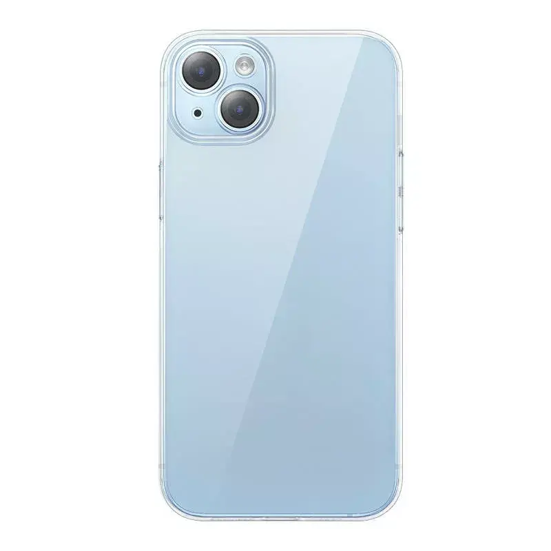 Capa de proteção transparente com vidro temperado da Baseus para iPhone 14 Plus (P60112202201-02)