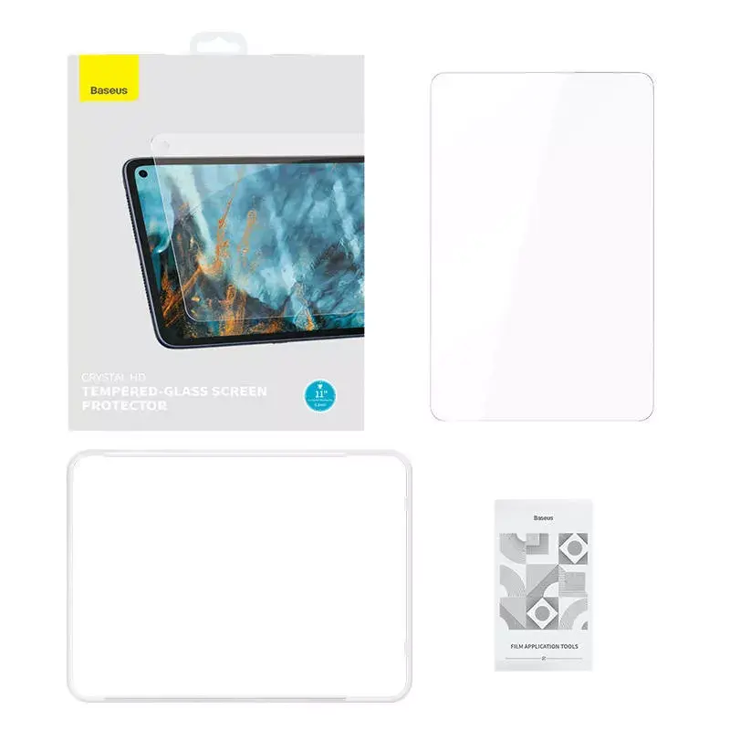 Película de proteção de ecrã em vidro temperado Baseus Crystal para Huawei MatePad Pro 11, 0,3 mm de espessura