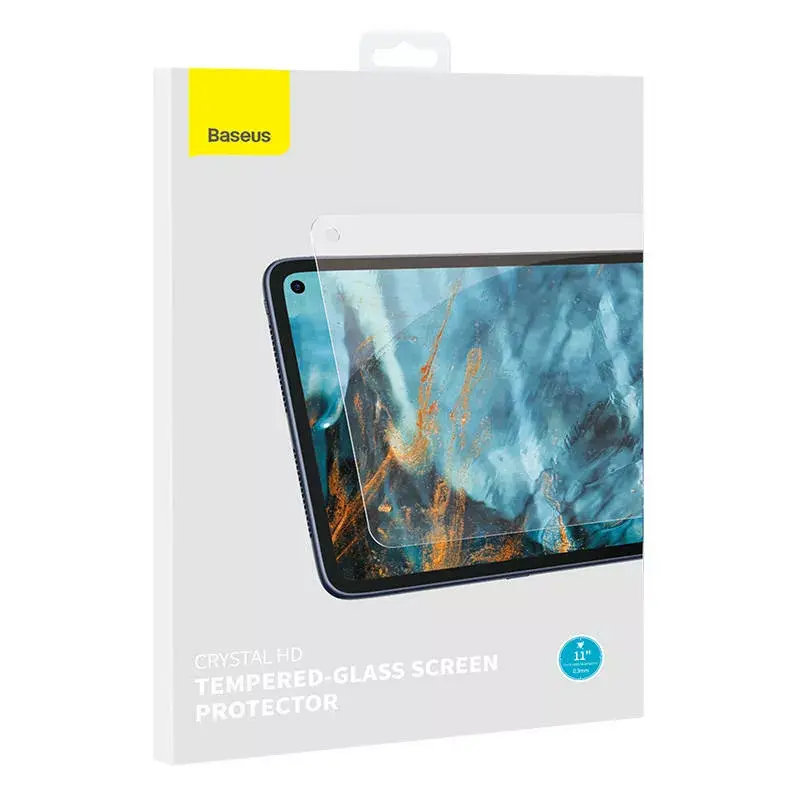 Película de proteção de ecrã em vidro temperado Baseus Crystal para Huawei MatePad Pro 11, 0,3 mm de espessura