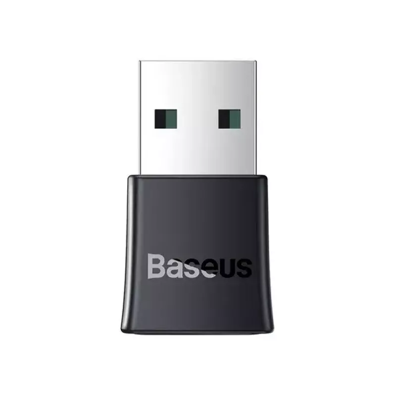 Adaptador Bluetooth mini Baseus BA07 para PC, USB 5.3 recetor dongle Bluetooth sem fios - preto