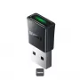 Adaptador Bluetooth mini Baseus BA07 para PC, USB 5.3 recetor dongle Bluetooth sem fios - preto