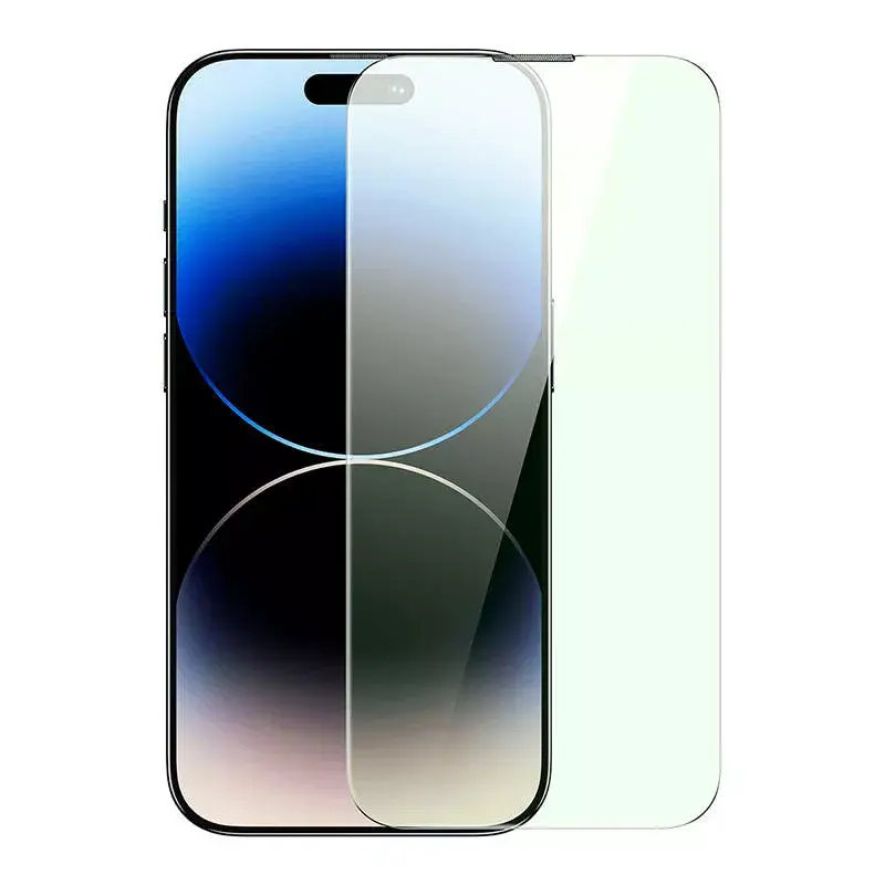 Vidro de proteção de ecrã Baseus Tempered Glass Crystal Series para iPhone 14 Pro com filtro de luz azul