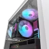 Caixa de computador Darkflash DK352 Plus ATX Preto e Branco
