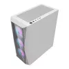 Caixa de computador Darkflash DK352 Plus ATX Preto e Branco