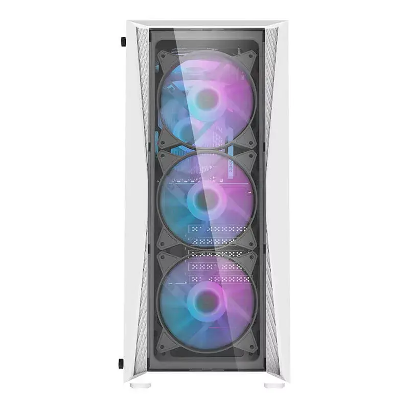 Caixa de computador Darkflash DK352 Plus ATX Preto e Branco