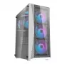 Caixa de computador Darkflash DK352 Plus ATX Preto e Branco