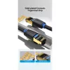 Cabo de rede Vention Cat.8 S/FTP RJ-45 para RJ-45 5 m preto
