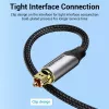 Cabo de fibra ótica Vention 3 m TOSLINK macho para macho, cinzento, revestimento em nylon, contactos banhados a ouro