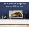 Cabo de áudio Vention 3,5 mm jack para 2× RCA macho, 3 m, preto, contactos banhados a ouro