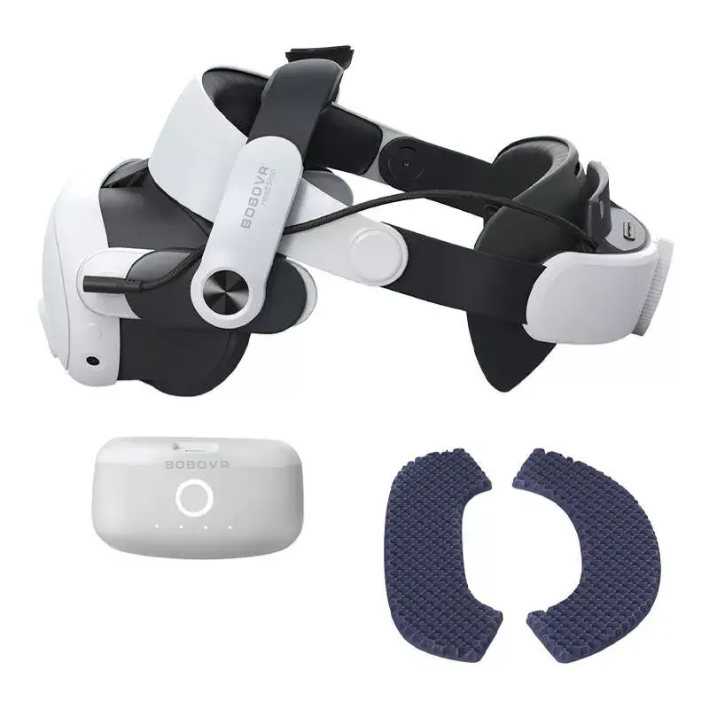 Faixa de cabeça com bateria BOBOVR M3 Pro para Oculus Quest 3